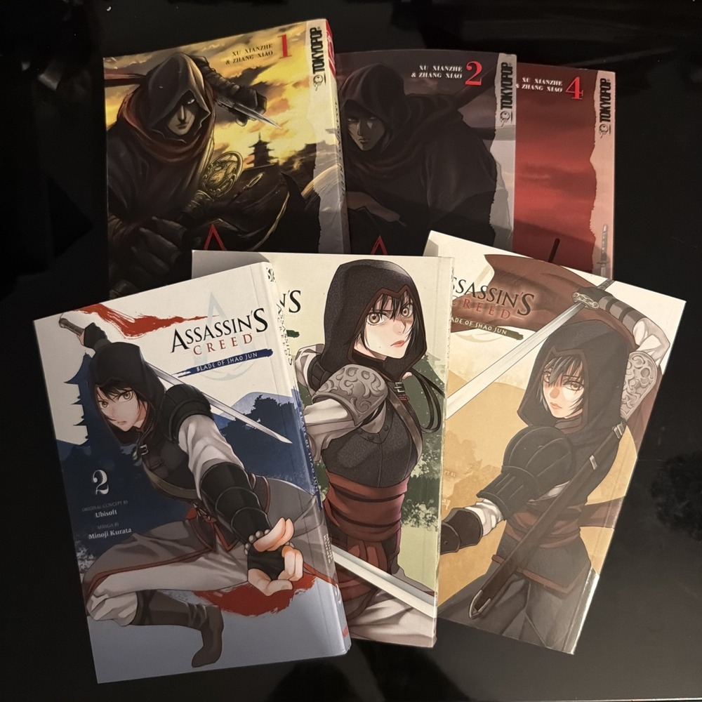 Assassins Creed: DYNASTY & Blade of Shao Jun Manga Vol 2-4 Paperback Books Lot